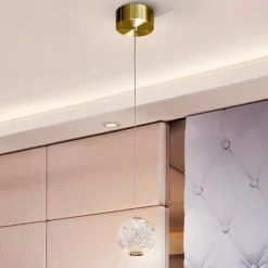 LED-riippuvalaisin Austral, kulta/kirkas, 1x