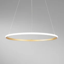 LED-riippuvalaisin Axis, Ø 60 cm, kullanvärinen, metalli, CCT