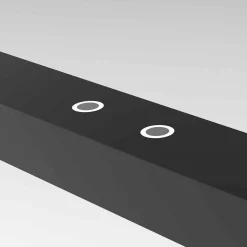 LED-riippuvalaisin Bande, 150 cm ylös/alas, musta, CCT, himmennin