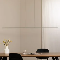 LED-riippuvalaisin BAR, oliivinvihreä, pituus 150 cm, metalli, 32 W