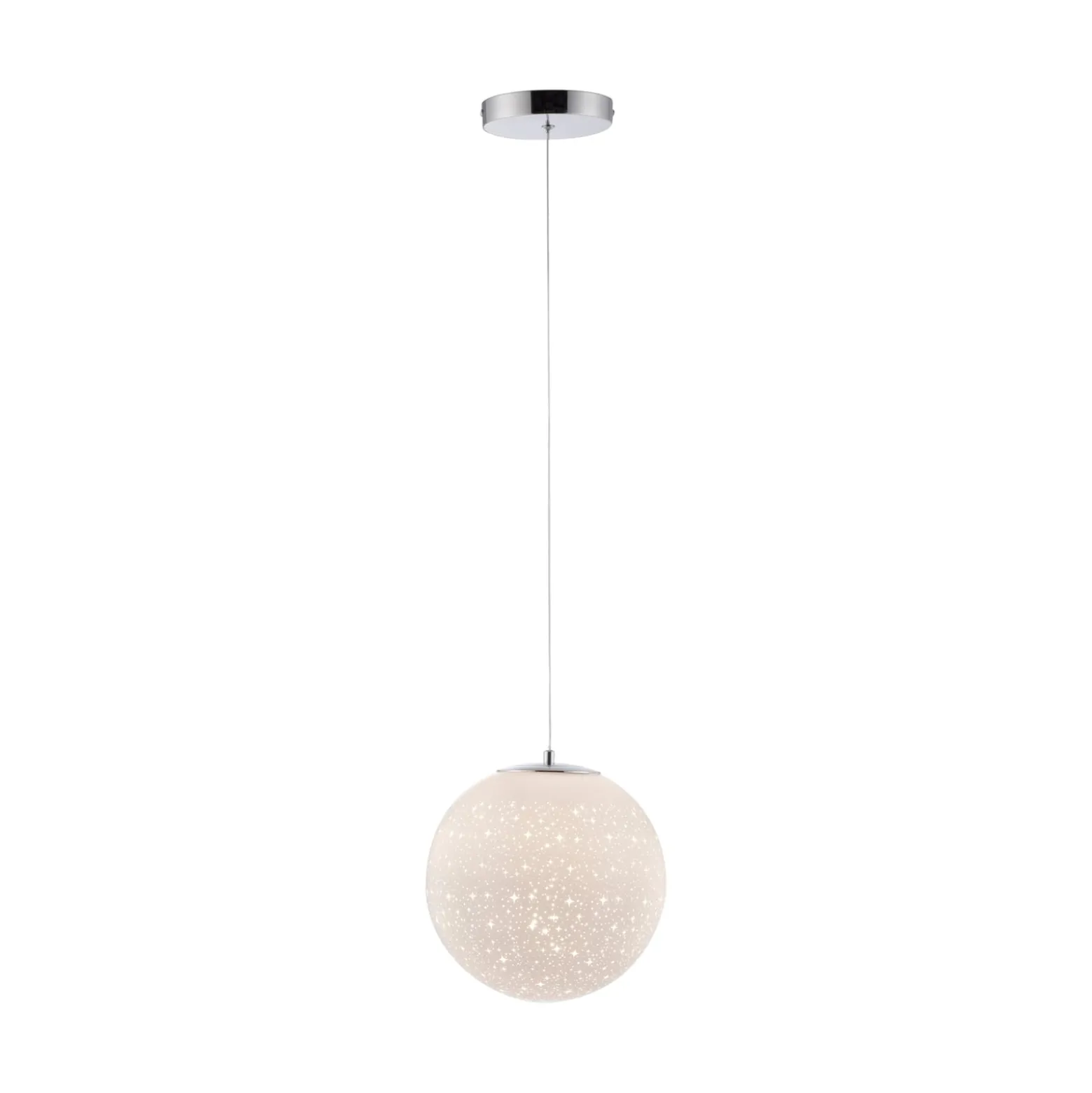 LED-riippuvalaisin Bolo lasivarjostin, tähtitaivas