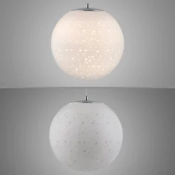LED-riippuvalaisin Bolo lasivarjostin, tähtitaivas