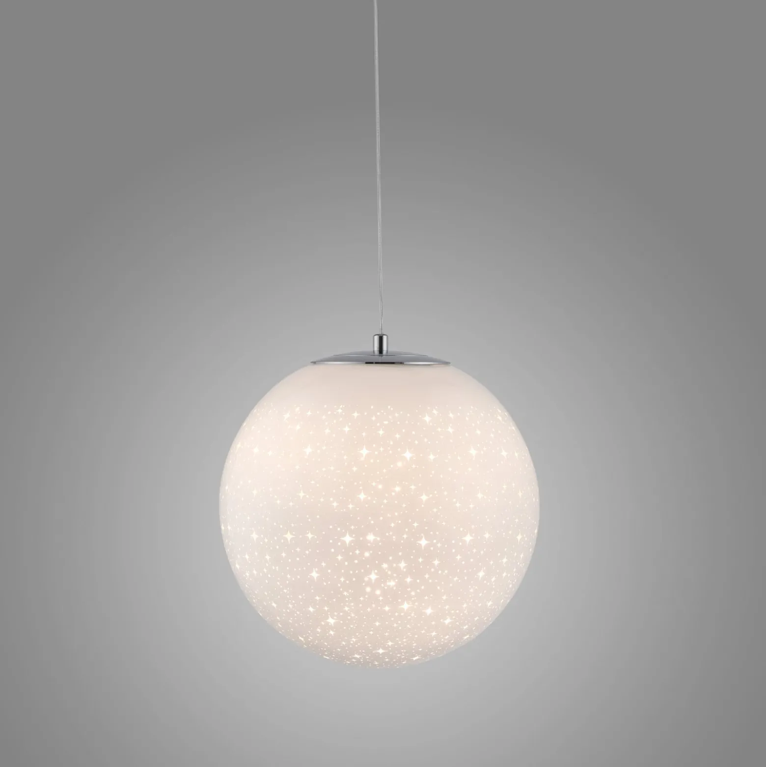 LED-riippuvalaisin Bolo lasivarjostin, tähtitaivas
