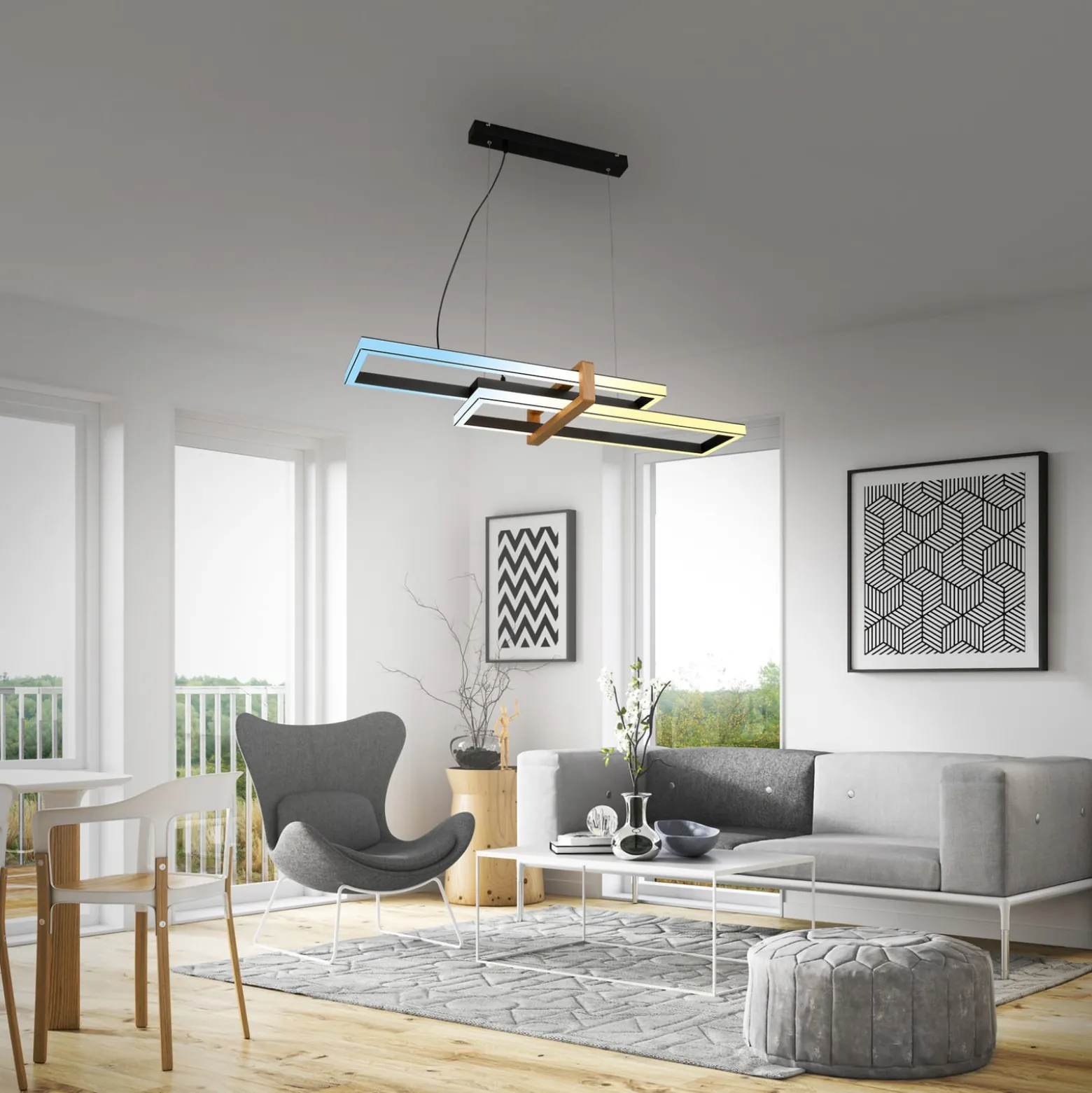 LED-riippuvalaisin 4768015 CCT, kaukosäädin