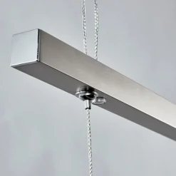 LED-riippuvalaisin Dina, 4-lamppuinen, nikkeli, korkeussäädettävä, 3 000 K