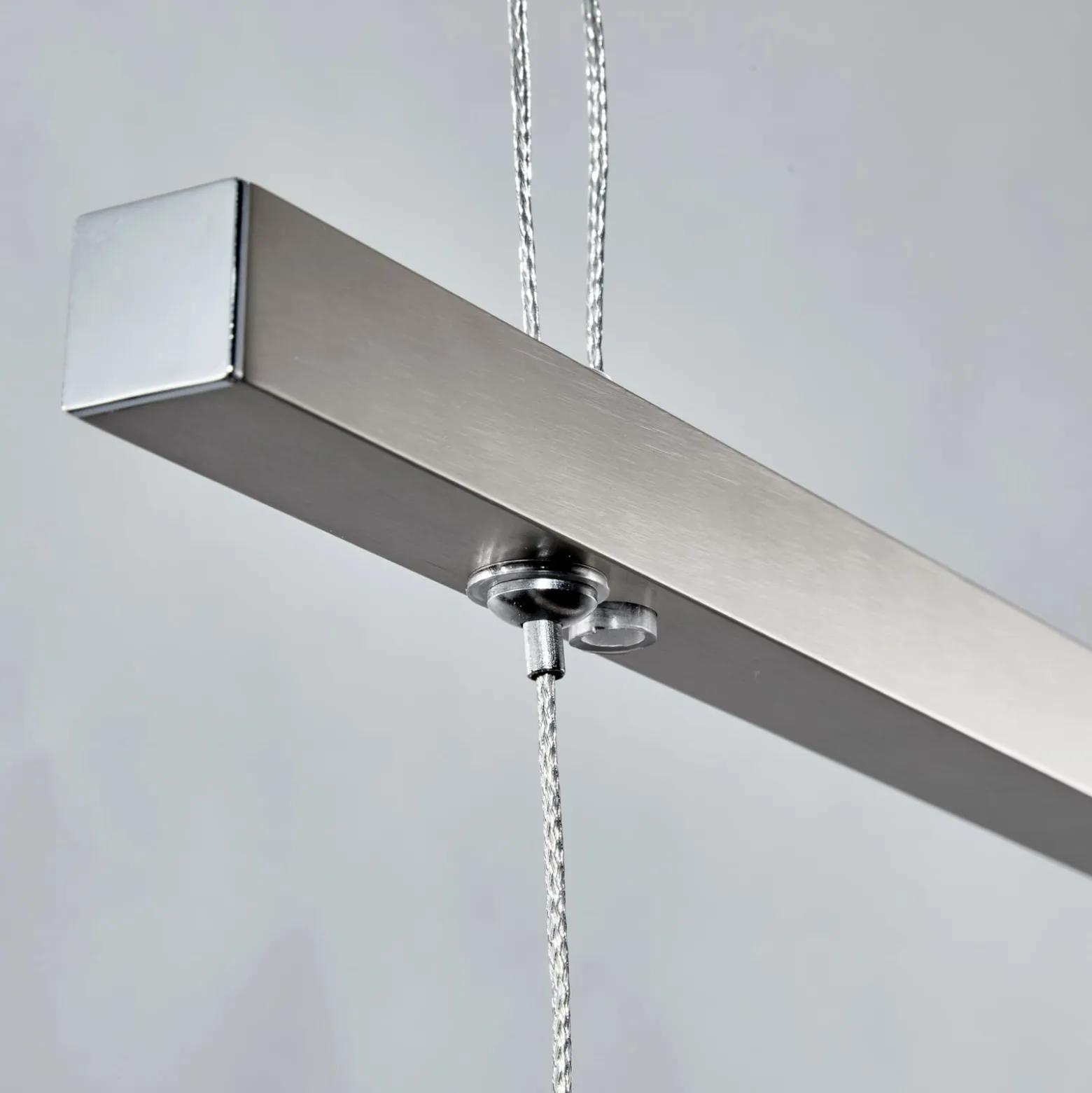 LED-riippuvalaisin Dina, 4-lamppuinen, nikkeli, korkeussäädettävä, 3 000 K