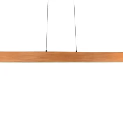 LED-riippuvalaisin Edgewood, pituus 150 cm, puunvärinen puu, CCT