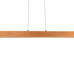 LED-riippuvalaisin Edgewood, pituus 150 cm, puunvärinen puu, CCT