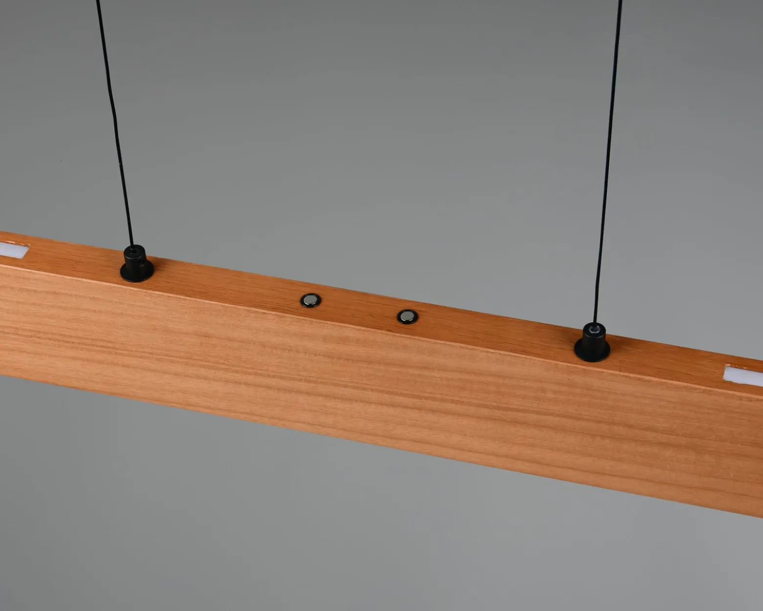 LED-riippuvalaisin Edgewood, pituus 150 cm, puunvärinen puu, CCT