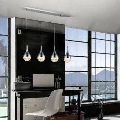 LED-riippuvalaisin Elie, 4-lamppuinen