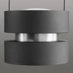 LED-riippuvalaisin Glow-Sphere, pituus 112 cm, musta, metalli