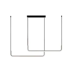 LED-riippuvalaisin Horizon, metalli, musta, 4 000 K