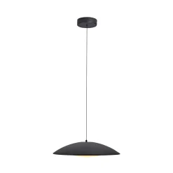 LED-riippuvalaisin LENTE, musta, Ø 50 cm, metalli, Switchdim
