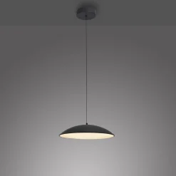 LED-riippuvalaisin LENTE, musta, Ø 40 cm, metalli, Switchdim