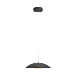 LED-riippuvalaisin LENTE, musta, Ø 40 cm, metalli, Switchdim
