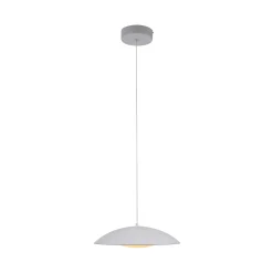 LED-riippuvalaisin LENTE, valkoinen, Ø 40 cm, metalli, Switchdim