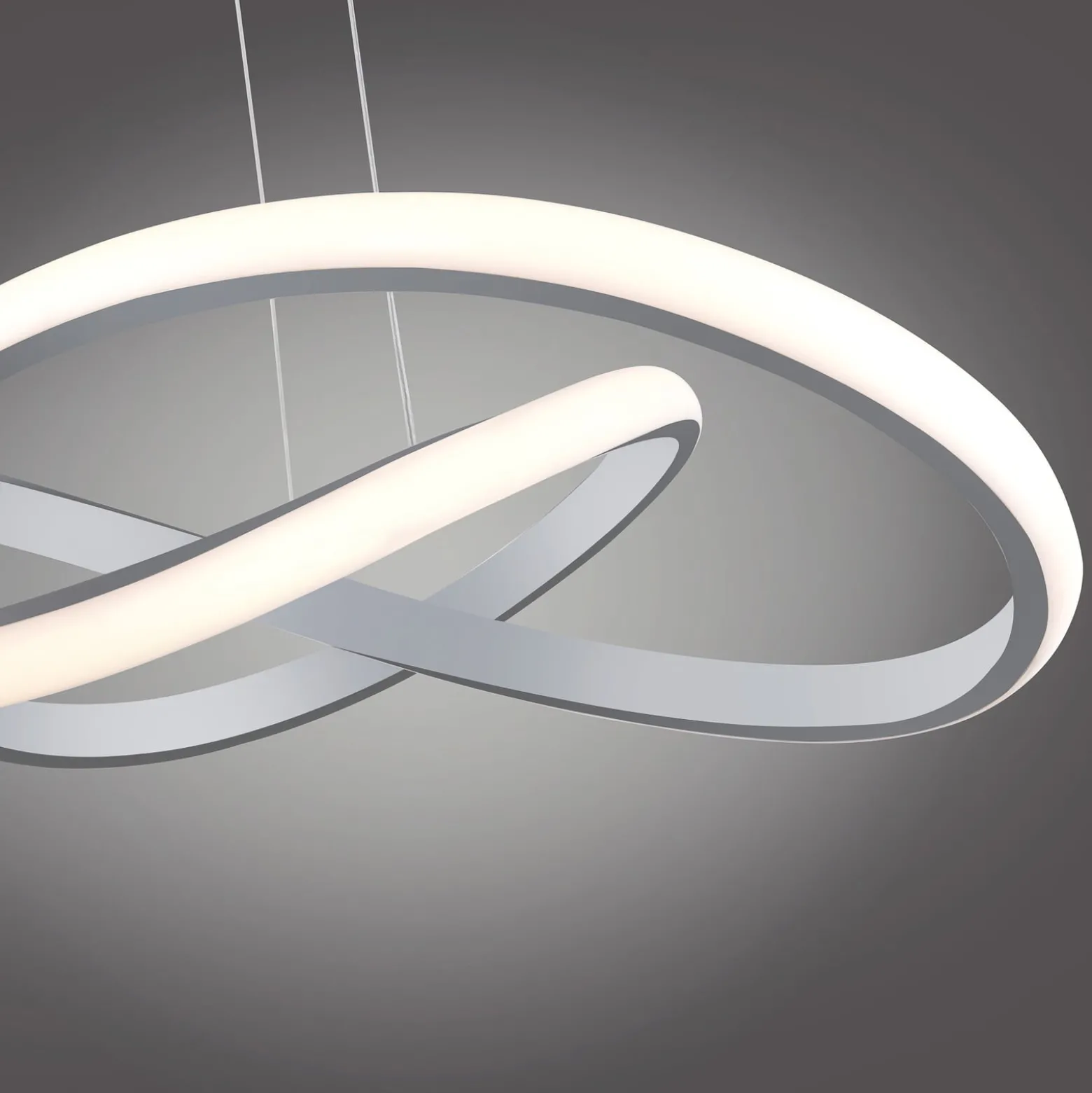 LED-riippuvalaisin Maria, 3-vaiheinen himmennys, alumiini
