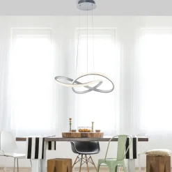 LED-riippuvalaisin Maria, 3-vaiheinen himmennys, alumiini