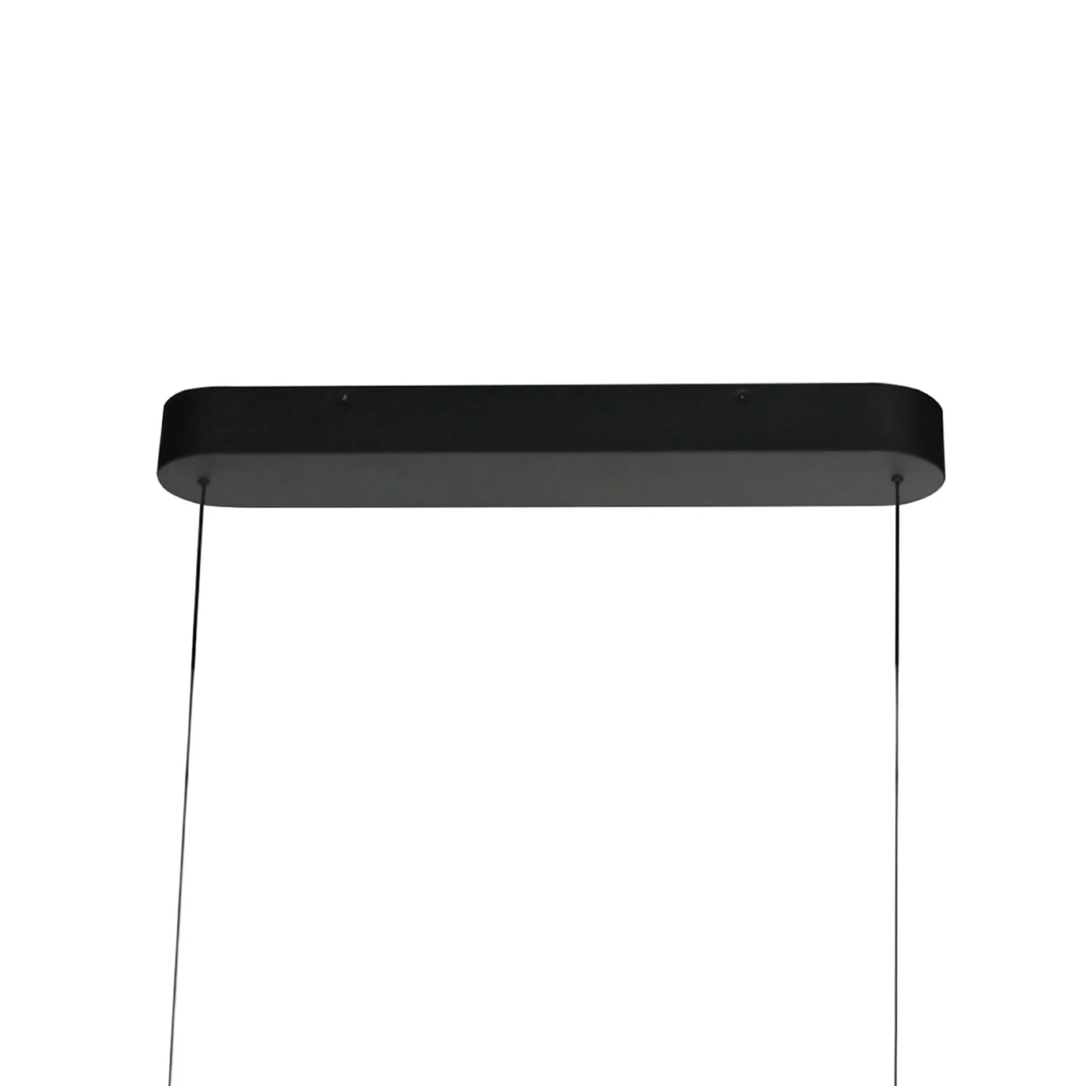 LED-riippuvalaisin Mykty, musta, pituus 120 cm, metalli, 2-lamppuinen.