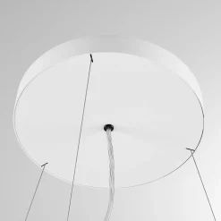 LED-riippuvalaisin PERFORA PRO M, Ø 66 cm, valkoinen, DALI, ylös/alas, CCT