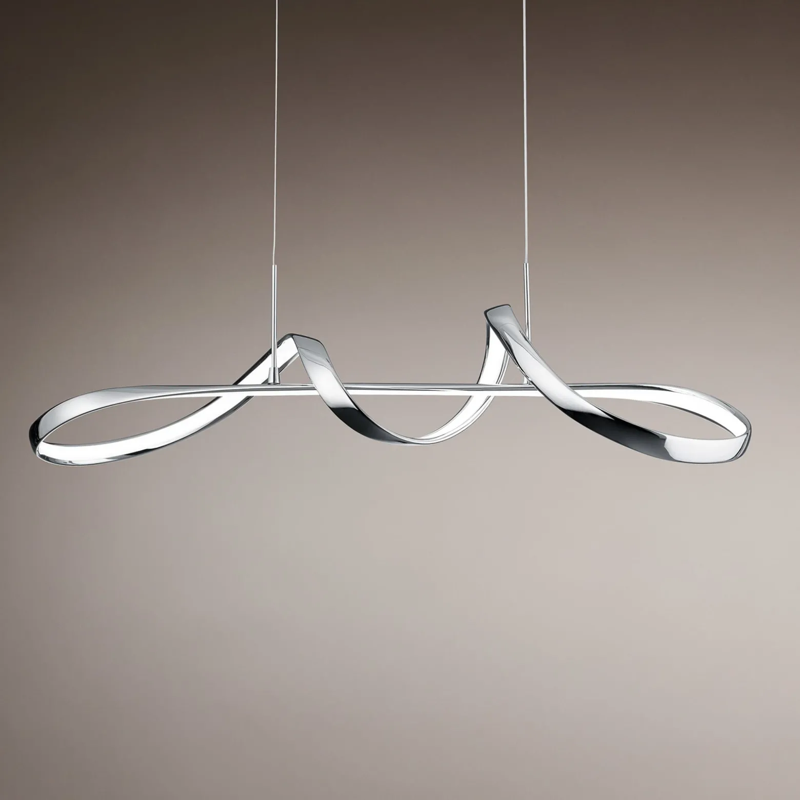 LED-riippuvalaisin Perugia, Switch-Dim, kromi
