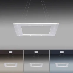 LED-riippuvalaisin PURE Cosmo, alumiini, 50 cm, CCT, kaukosäädin