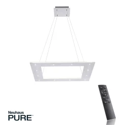 LED-riippuvalaisin PURE Cosmo, alumiini, 50 cm, CCT, kaukosäädin