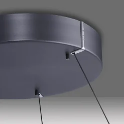 LED-riippuvalaisin PURE E-Clipse, mystic grey, Ø 50 cm, CCT