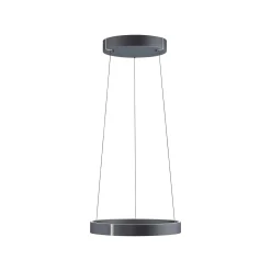LED-riippuvalaisin PURE E-Clipse, mystic grey, Ø 50 cm, CCT