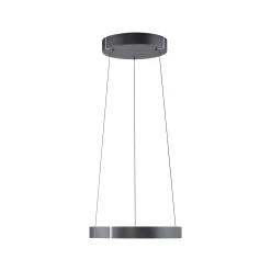 LED-riippuvalaisin PURE E-Clipse, mystic grey, Ø 50 cm, CCT