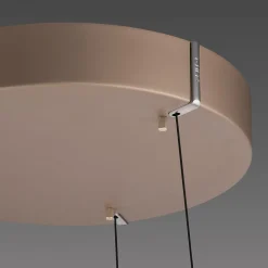 LED-riippuvalaisin PURE E-Clipse, pronssi, Ø 50 cm, CCT