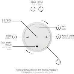 LED-riippuvalaisin PURE E-Infinity, pronssi/keltainen, 198 cm, 10-lamppuinen