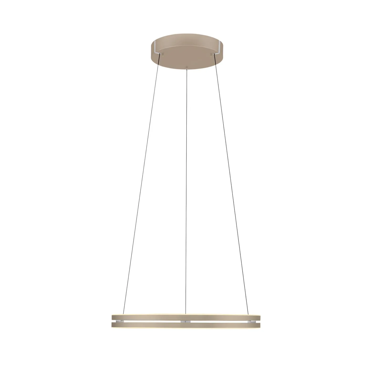 LED-riippuvalaisin PURE E-Loop, pronssi, halkaisija 70 cm, alumiini, CCT