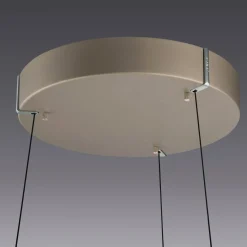 LED-riippuvalaisin PURE E-Loop, pronssi, halkaisija 70 cm, alumiini, CCT