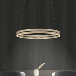 LED-riippuvalaisin PURE E-Loop, pronssi, halkaisija 70 cm, alumiini, CCT