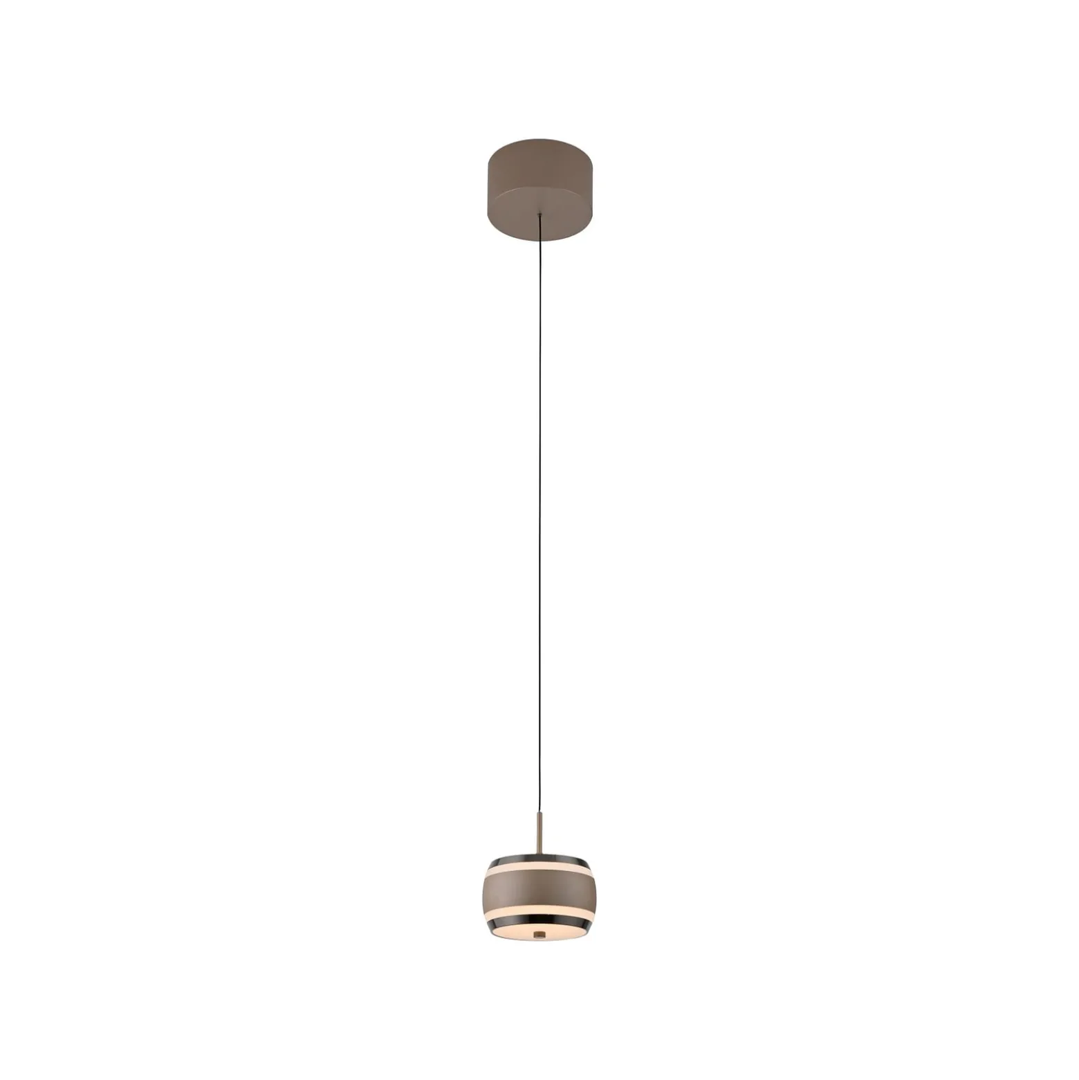 LED-riippuvalaisin PURE Falling Rings, pronssi, halkaisija 13 cm, CCT