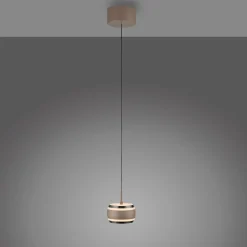 LED-riippuvalaisin PURE Falling Rings, pronssi, halkaisija 13 cm, CCT