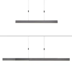 LED-riippuvalaisin PURE Moto, platina, himmennettävä, CCT