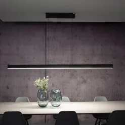 LED-riippuvalaisin PURE Moto-Rise, platina, alumiini, CCT