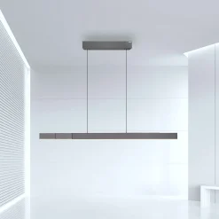 LED-riippuvalaisin PURE Moto-Rise, platina, alumiini, CCT
