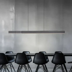 LED-riippuvalaisin PURE Moto-Rise, platina, alumiini, CCT