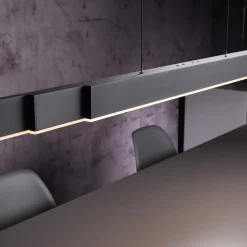 LED-riippuvalaisin PURE Moto-Rise, platina, alumiini, CCT