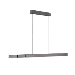 LED-riippuvalaisin PURE Moto-Rise, platina, alumiini, CCT