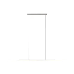 LED-riippuvalaisin PURE Surface, harmaa, 125 cm, alumiini, 3 000 K