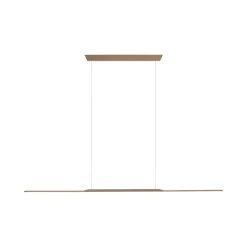 LED-riippuvalaisin PURE Surface, pronssi, 160 cm, alumiini, 3 000 K