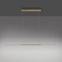 LED-riippuvalaisin PURE Surface, pronssi, 160 cm, alumiini, 3 000 K