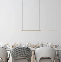 LED-riippuvalaisin PURE Surface, pronssi, 125 cm, alumiini, 3 000 K