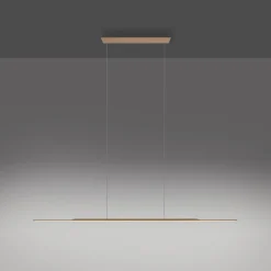 LED-riippuvalaisin PURE Surface, pronssi, 125 cm, alumiini, 3 000 K