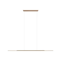 LED-riippuvalaisin PURE Surface, pronssi, 125 cm, alumiini, 3 000 K