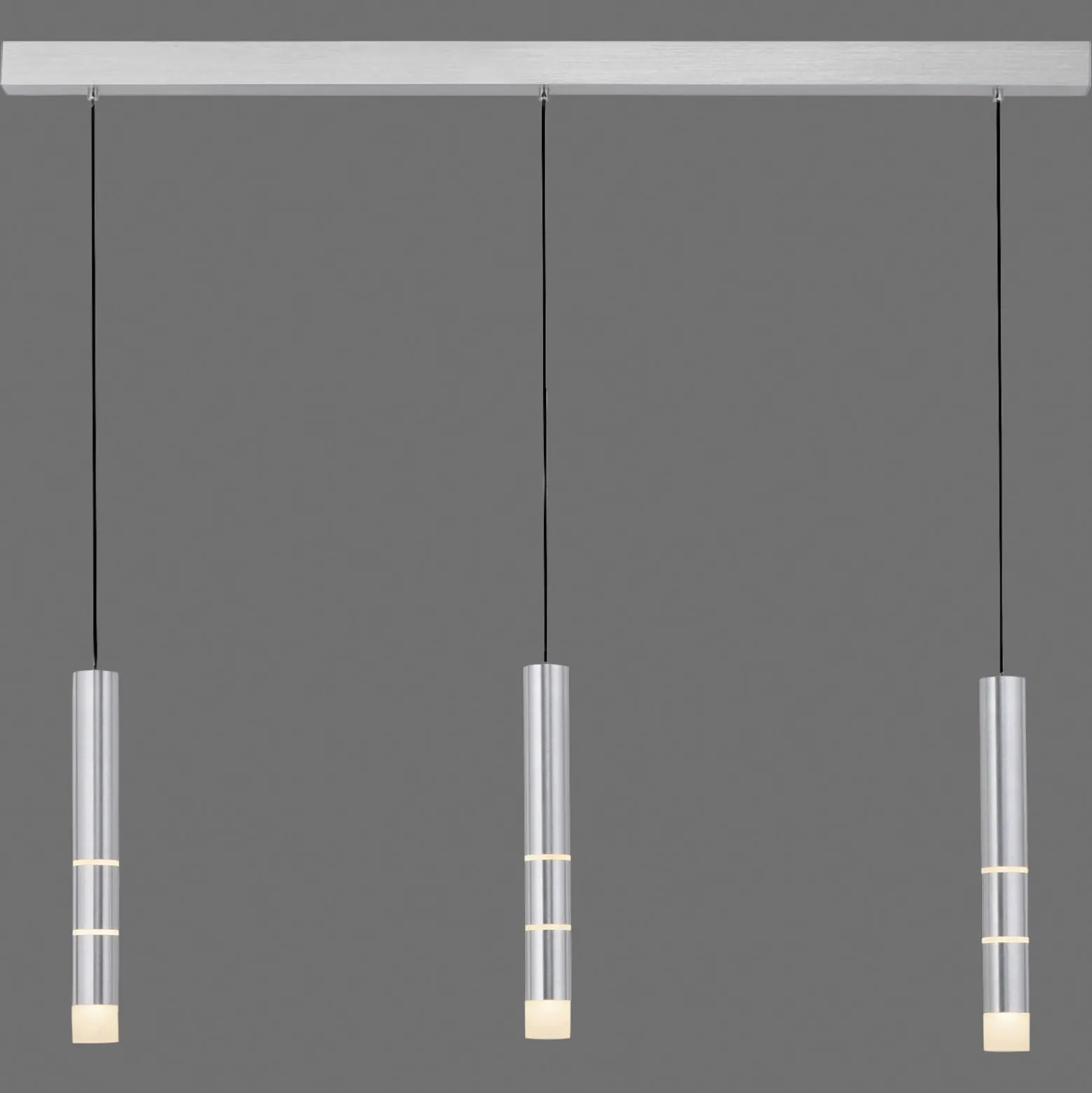 LED-riippuvalaisin PURE Vega, kolme sylinteriä, alumiini